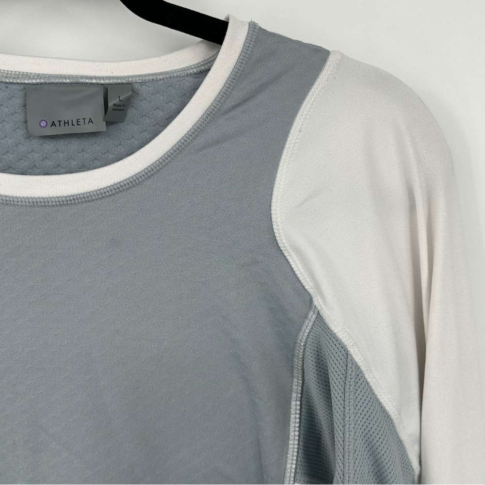 Athleta heavy weight running shirt Size L C 0029